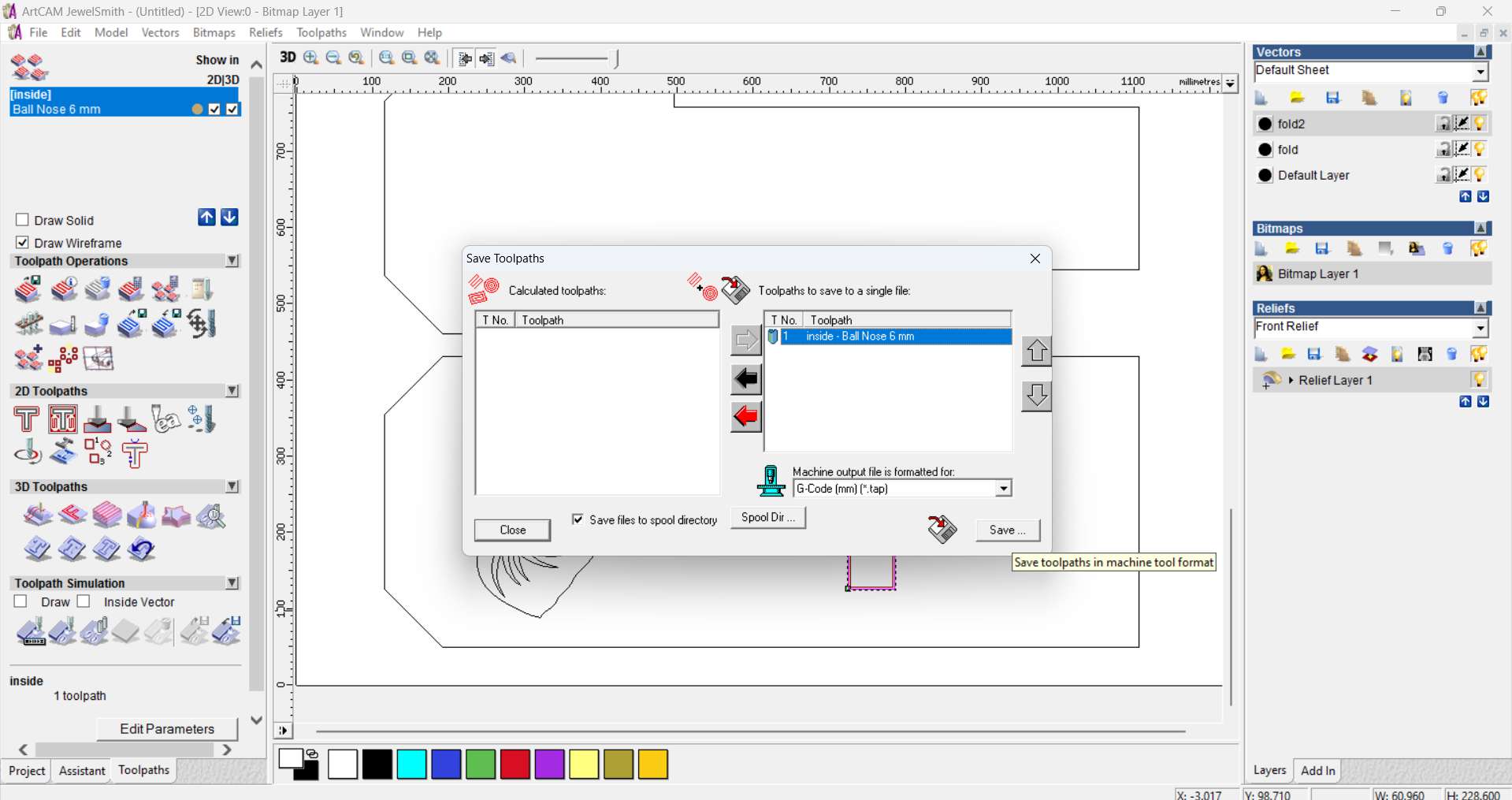 Profile Toolpath